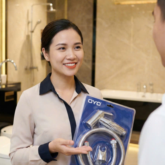 Bộ vòi xịt vệ sinh kèm dây sen 